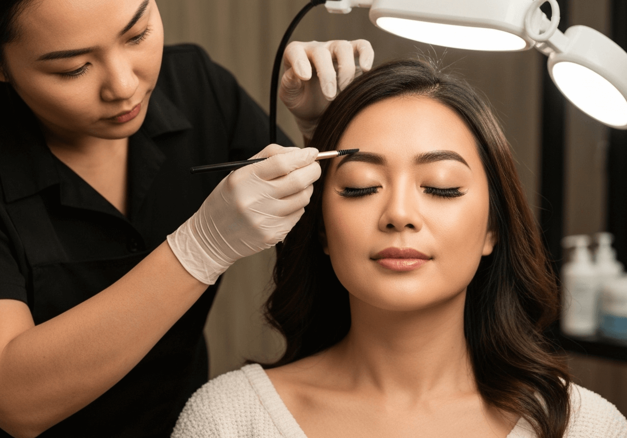 lashes & brows enhancement