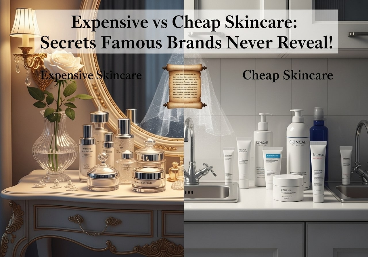 expensive vs cheap skincare