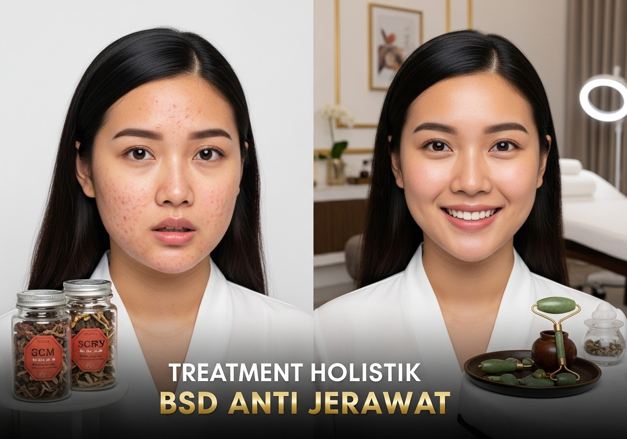 treatment bsd anti jerawat befor after di bsd