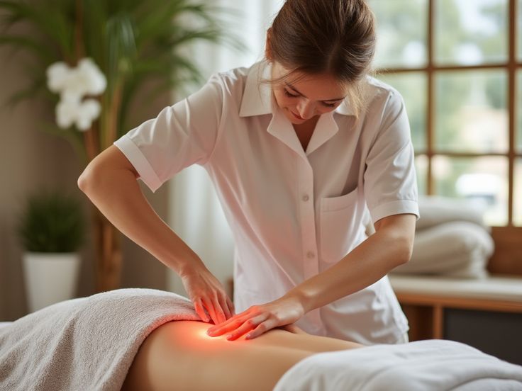 suffering from chronic pain massage therapy can ease the discomfort visit happy head for relief! 💆 ♀️ #painrelief #massagemagic